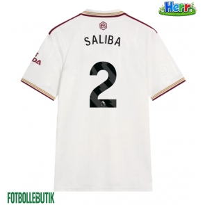 Arsenal William Saliba #2 Tredje Tröja 2025-26 Kortärmad